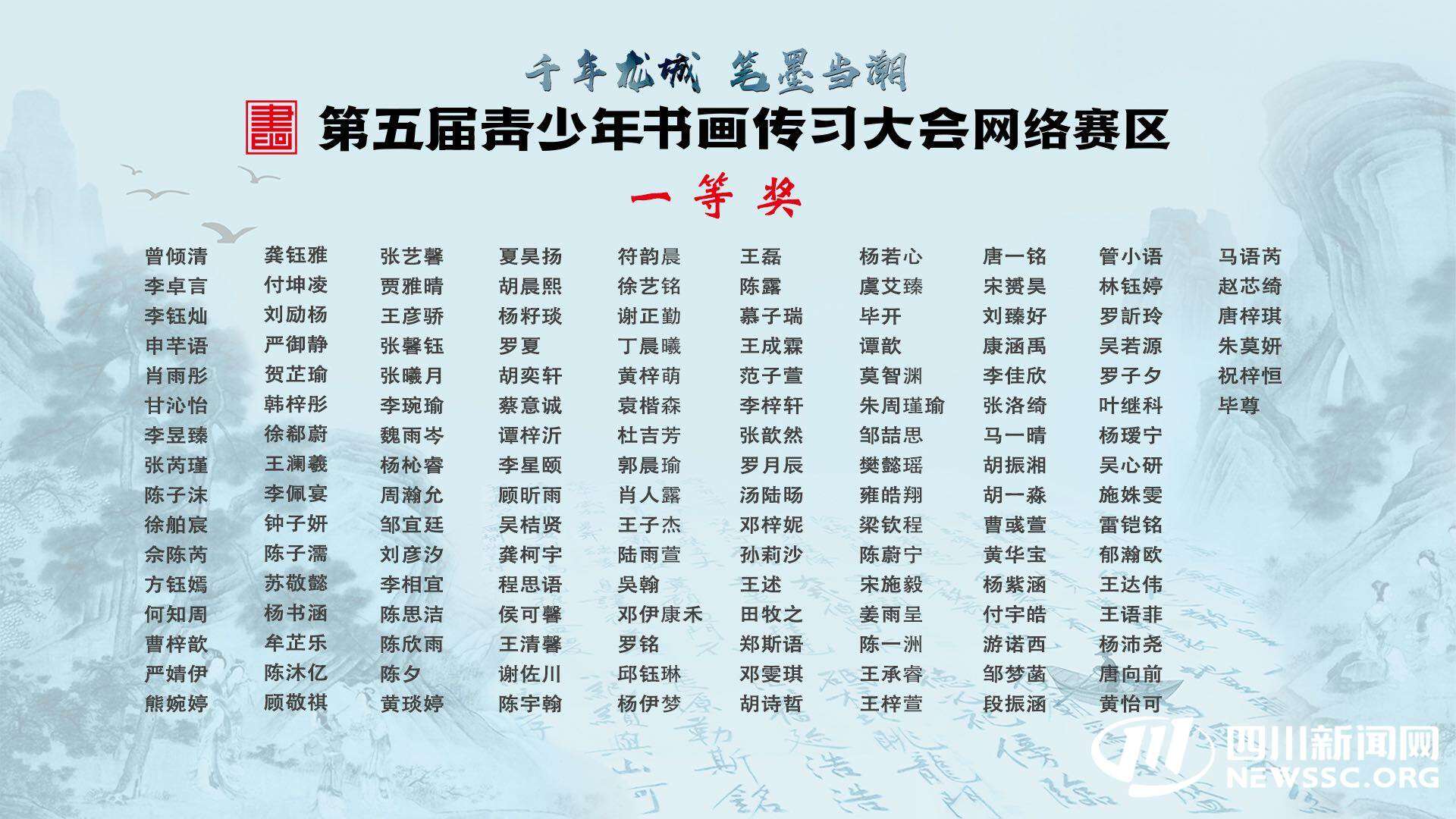 恭喜！第五届青少年书画传习大会网络赛区决赛在泸县收官 这些选手获奖丨千年泸县 笔墨当潮
