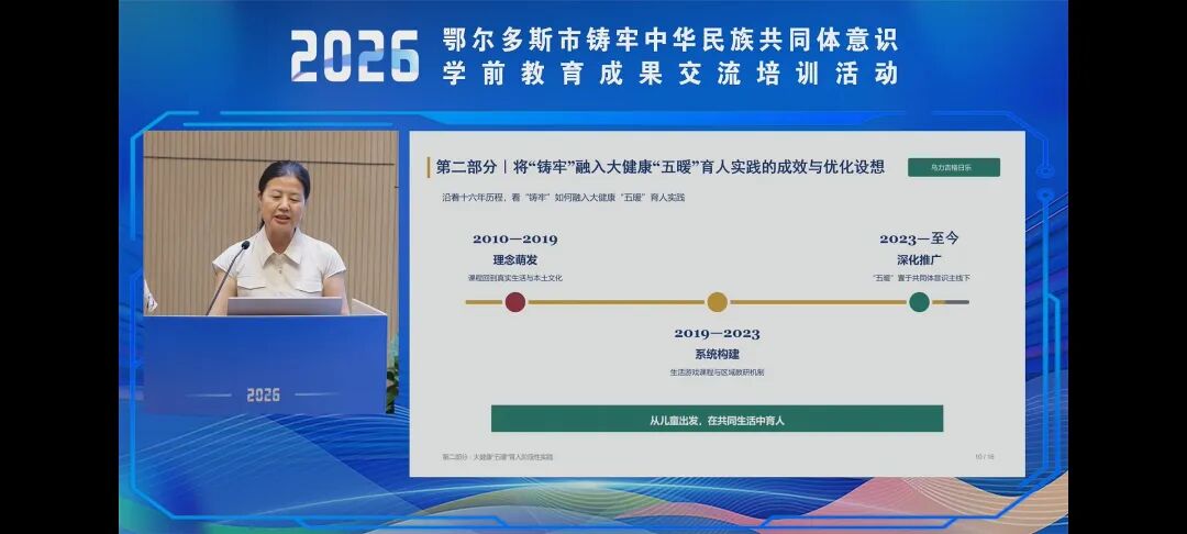 鄂尔多斯市铸牢中华民族共同体意识学前教育成果交流培训成功举办 图片