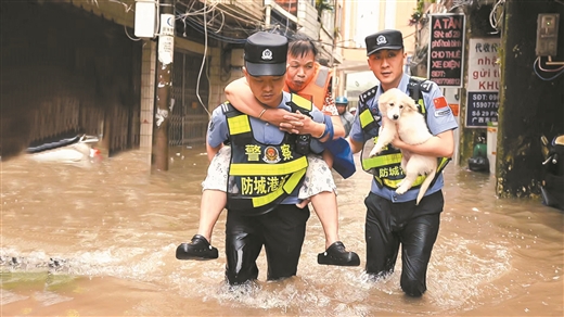众志成城 共护安澜