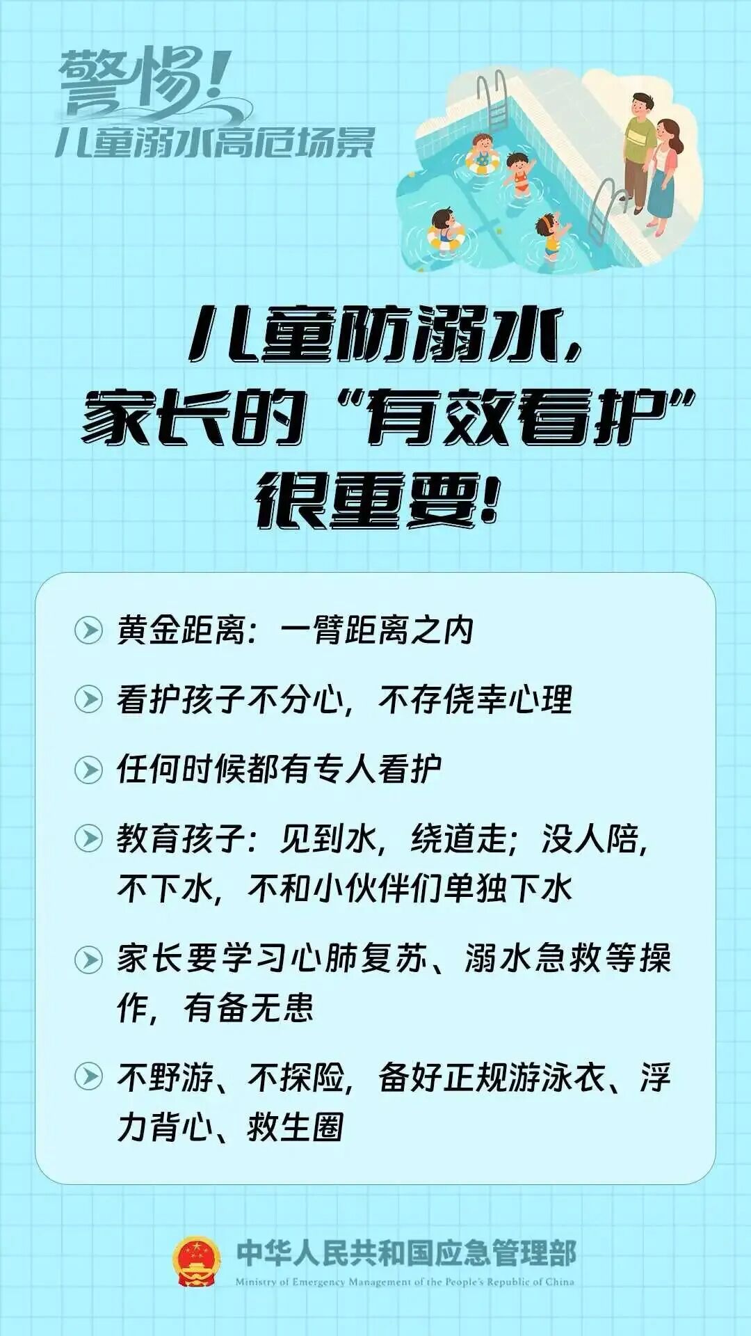 严防溺水刻不容缓,安全提醒要牢记