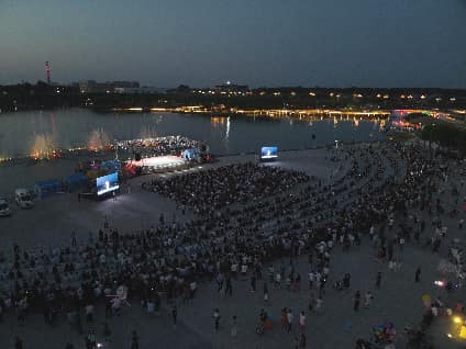 梨树夏夜笙歌起,文化惠民迎“牡丹” IMG_256