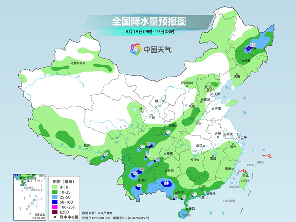 我国中东部高温闷热天气发展 四川盆地强降雨频繁局地有大暴雨