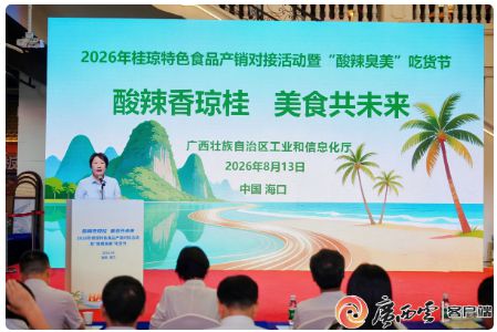 2026年桂琼特色食品产销对接活动暨“酸辣臭美”吃货节开幕