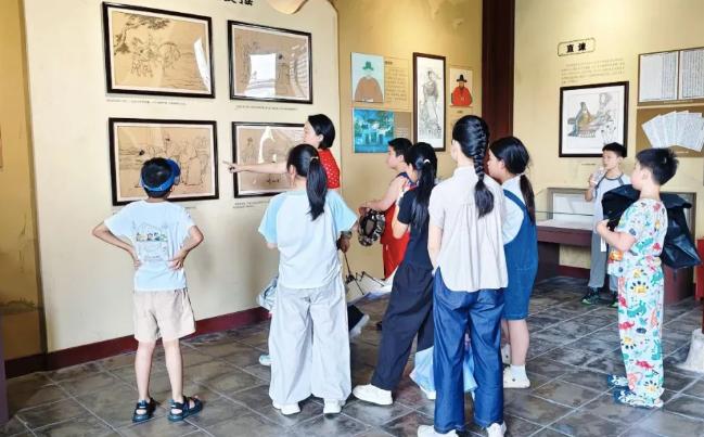 桐城文化博物馆开展暑期研学。桐城市文化旅游体育局供图