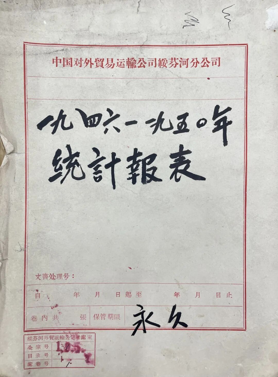 老物件讲故事丨在东北三大边境口岸，中国外运的红色开篇
