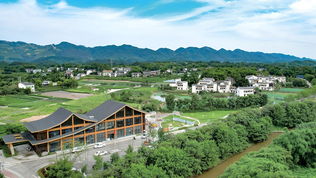 重庆市璧山区七塘镇喜观村。重庆市生态环境局供图