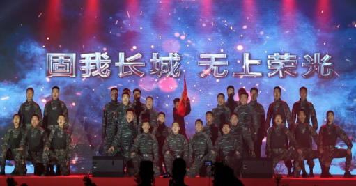 北京市朝阳区举办纪念延安双拥运动80周年慰问新兵活动