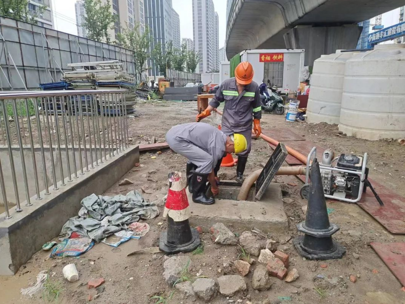 以“汛”为令 江苏苏州高铁新城全力筑牢防汛救险安全线