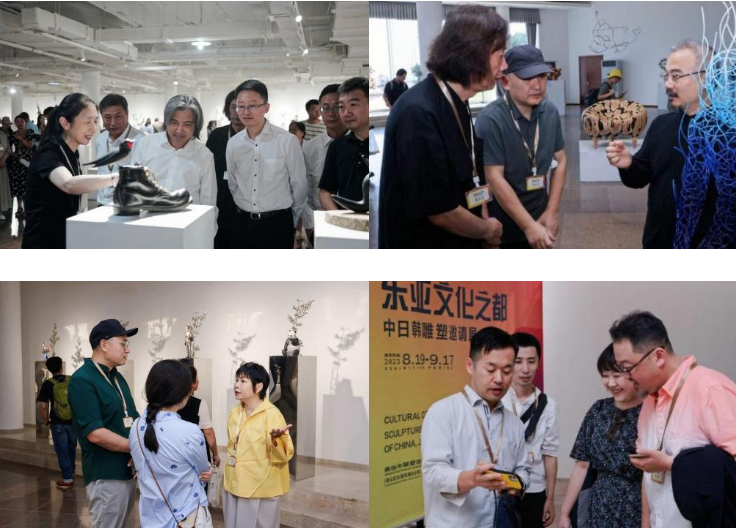“2023东亚文化之都：中日韩雕塑邀请展”首展在青岛开幕
