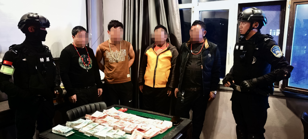 青海囊谦县公安局成功破获一起聚众赌博案件