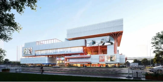苏州高铁新城文体中心项目主体封顶 计划明年底竣工