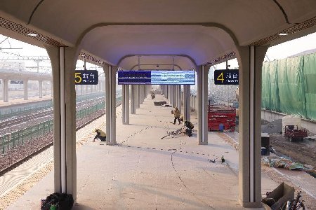郑开城际铁路开封站即将竣工 2024年1月1日恢复上下客业务