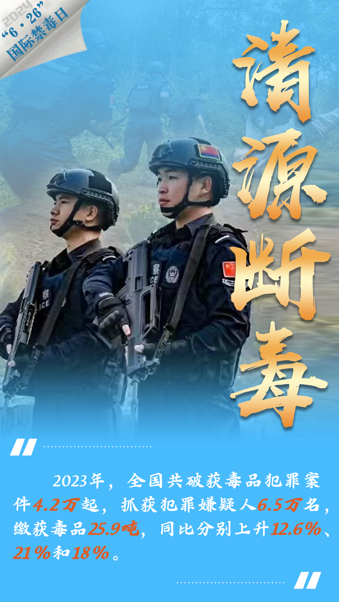 坚决打赢新时代禁毒人民战争