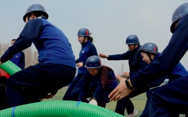 火焰蓝玫瑰！世界消防救援锦标赛中国消防女子队备战实录