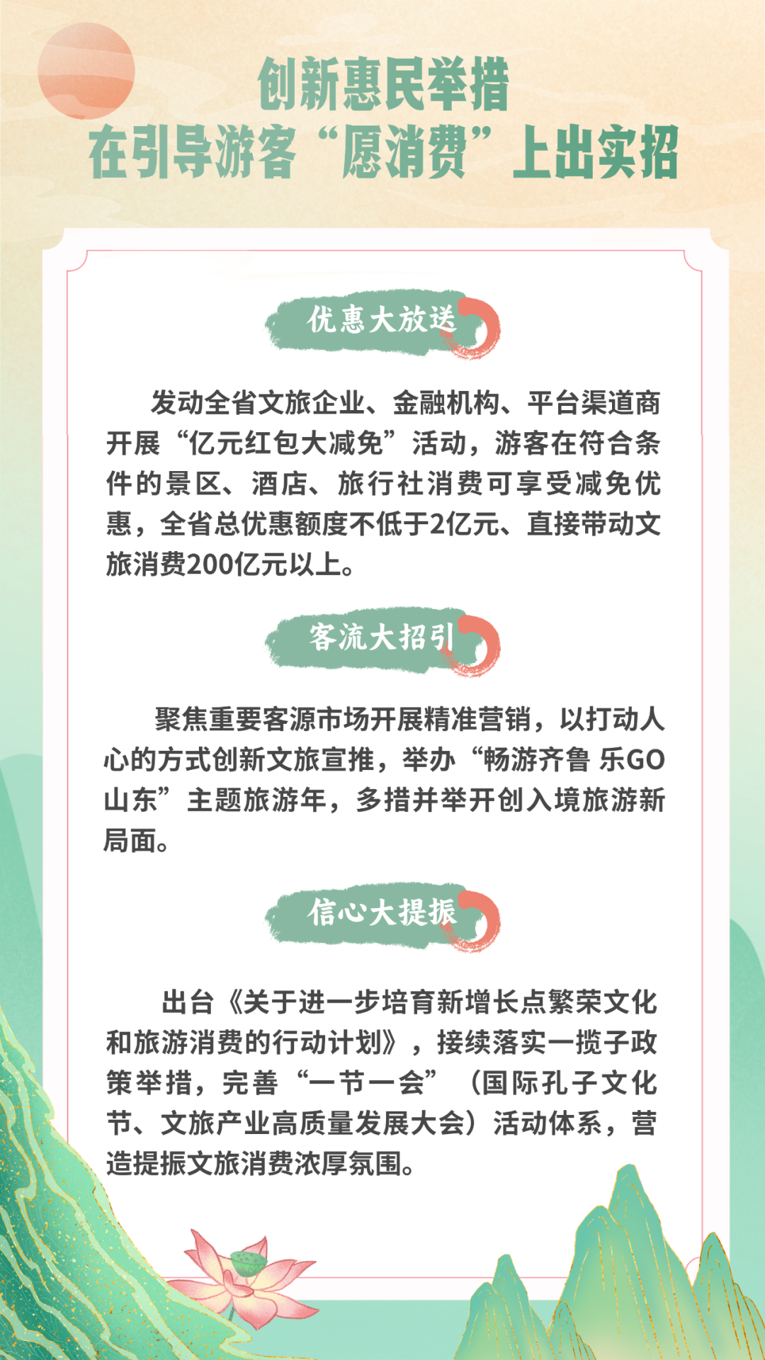 全面提振文旅消费，山东这样做