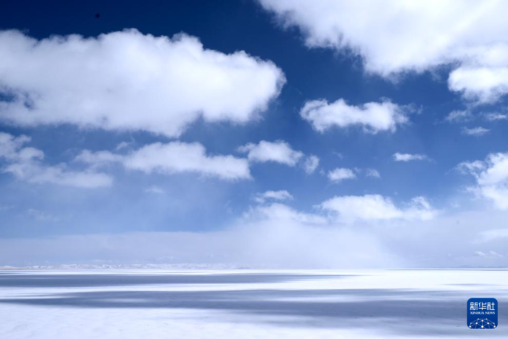 黄河源雪景