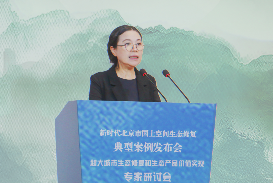新时代北京市国土空间生态修复典型案例发布会暨“超大城市生态修复和生态产品价值实现”专家研讨会举办