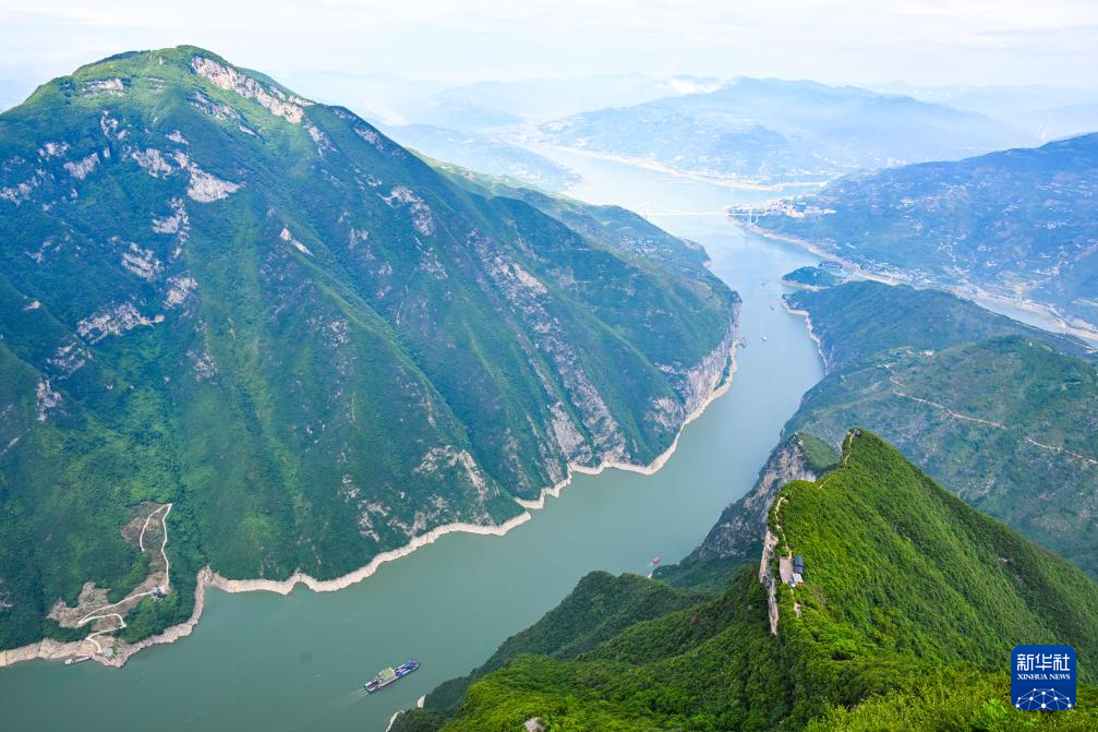 长江瞿塘峡夏日风光