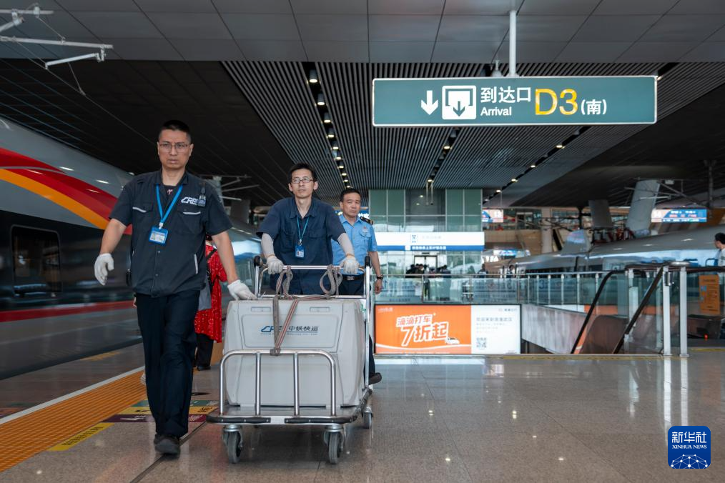 武汉：“萌宠”旅客乘高铁