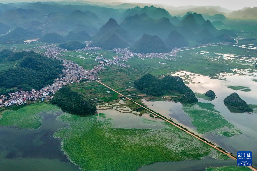 云南普者黑：山水画卷里升腾“夏日经济”
