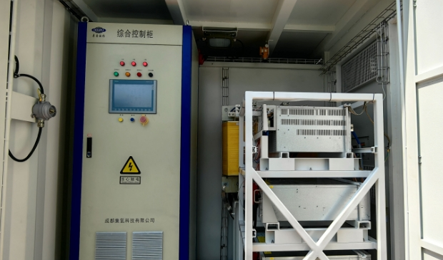 西南首个220kw氢燃料应急发电系统在新都投入使用