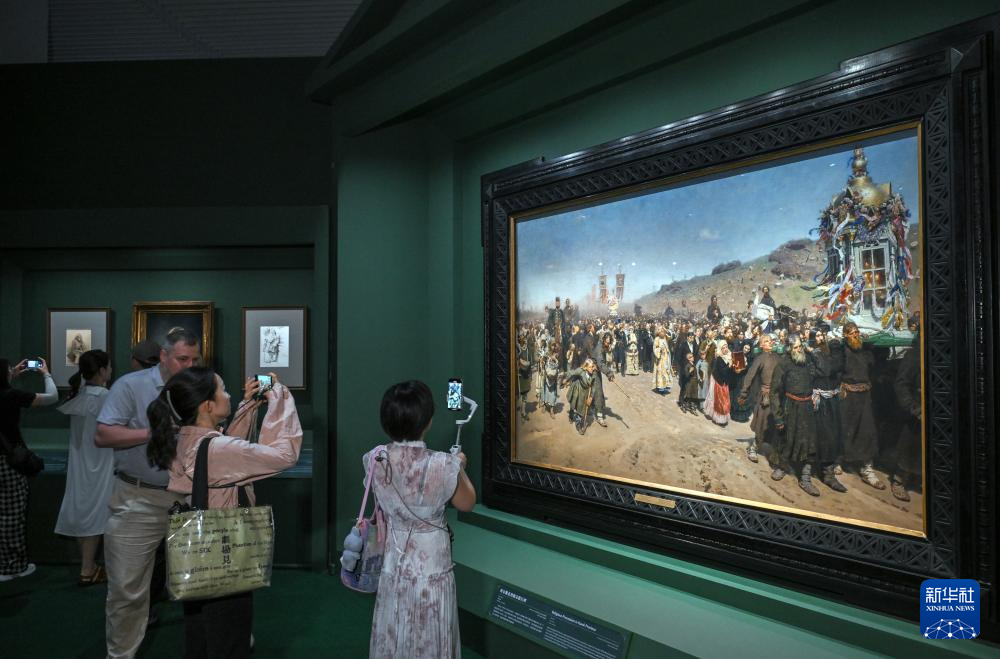 “涅瓦河畔的遐思——列宾艺术特展”在国博开幕