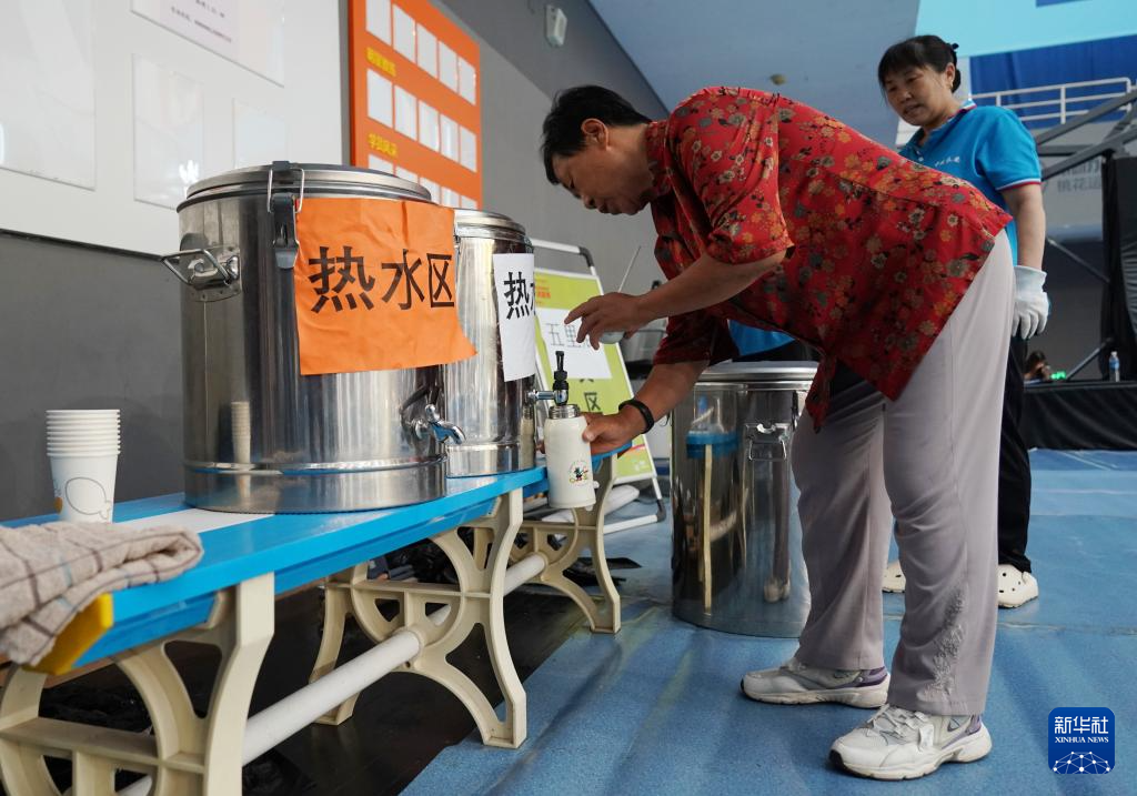 探访北京市平谷区体育中心安置点