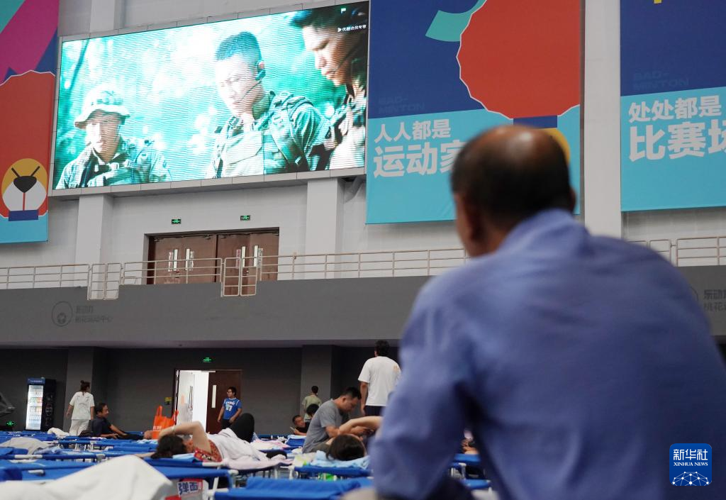 探访北京市平谷区体育中心安置点