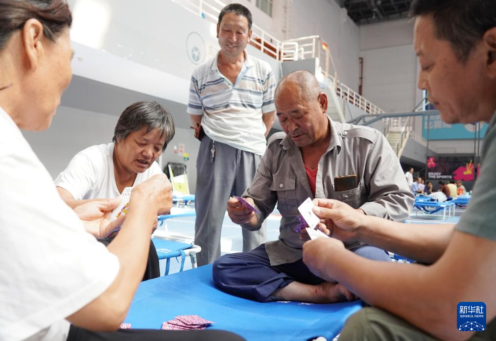 探访北京市平谷区体育中心安置点