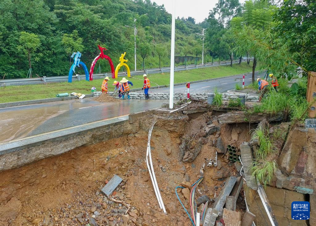 广东肇庆：强降雨救灾工作有序进行