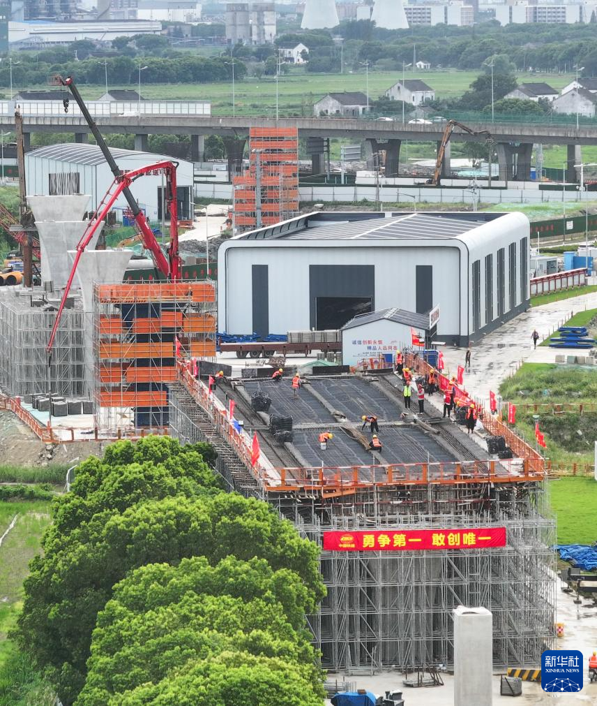 高铁苏州北站快速联络道项目施工有序推进
