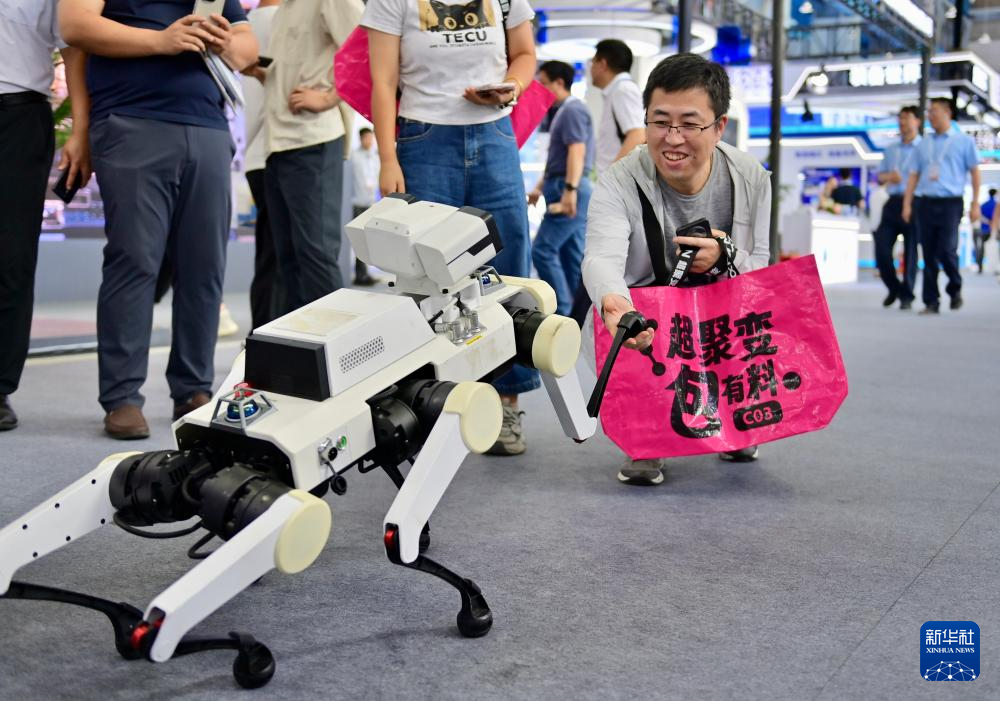 全球工业互联网大会上的机器人
