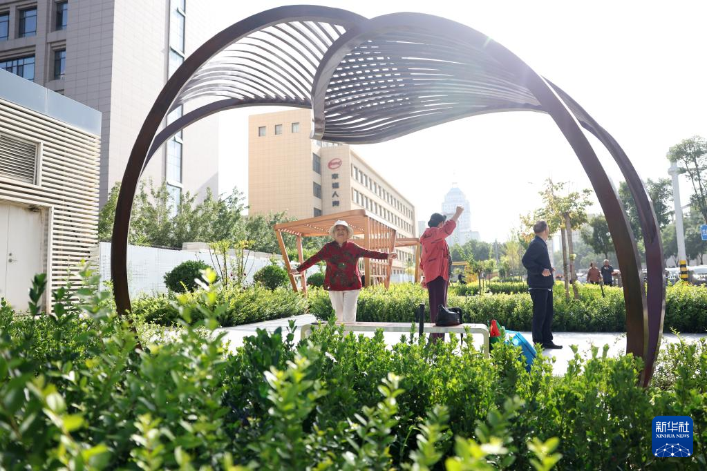 兰州：“口袋公园”扮靓城市微空间