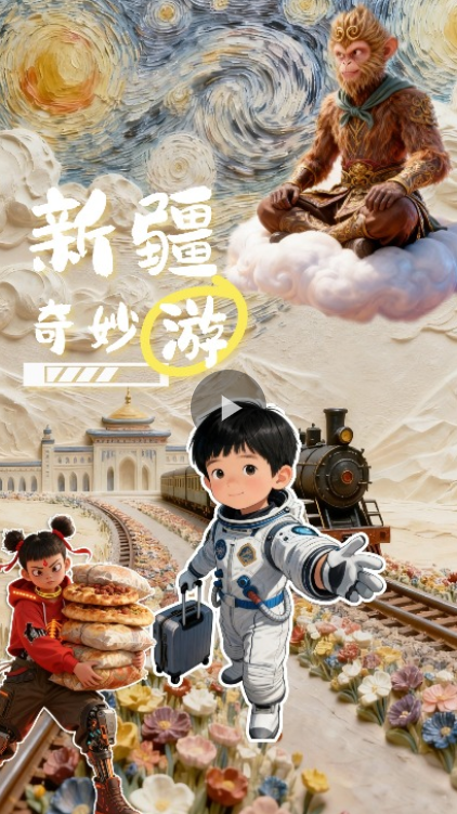 AI动画 | 新疆奇妙游