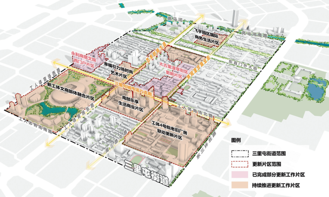 2025北京城市更新最佳实践系列④丨规划引领下的三里屯国际商居融合片区式更新（一期）项目