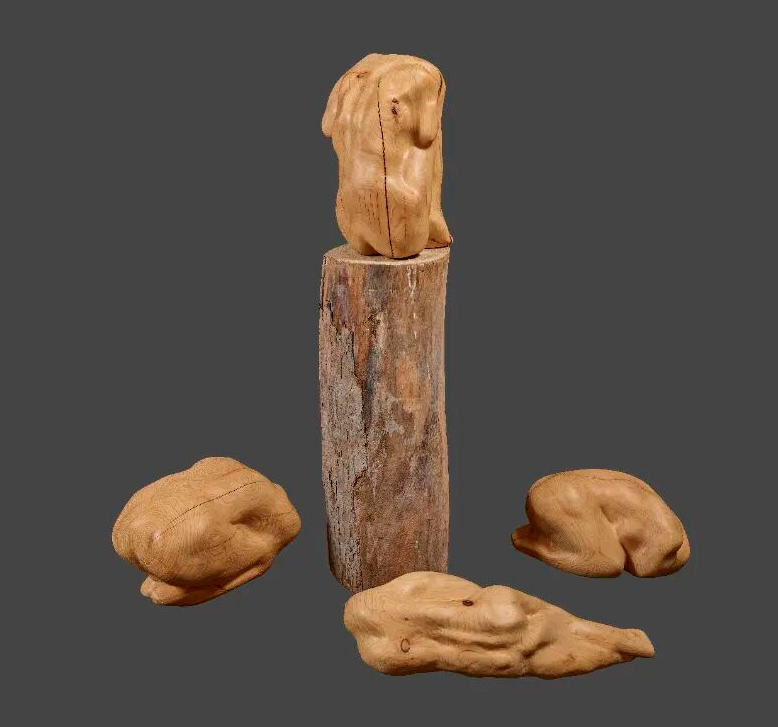 十四艺节 | 重庆61件作品入选全国三大展览 申晓南《年轮》150cm x 150cm x 120cm 雕塑 2024年.jpg