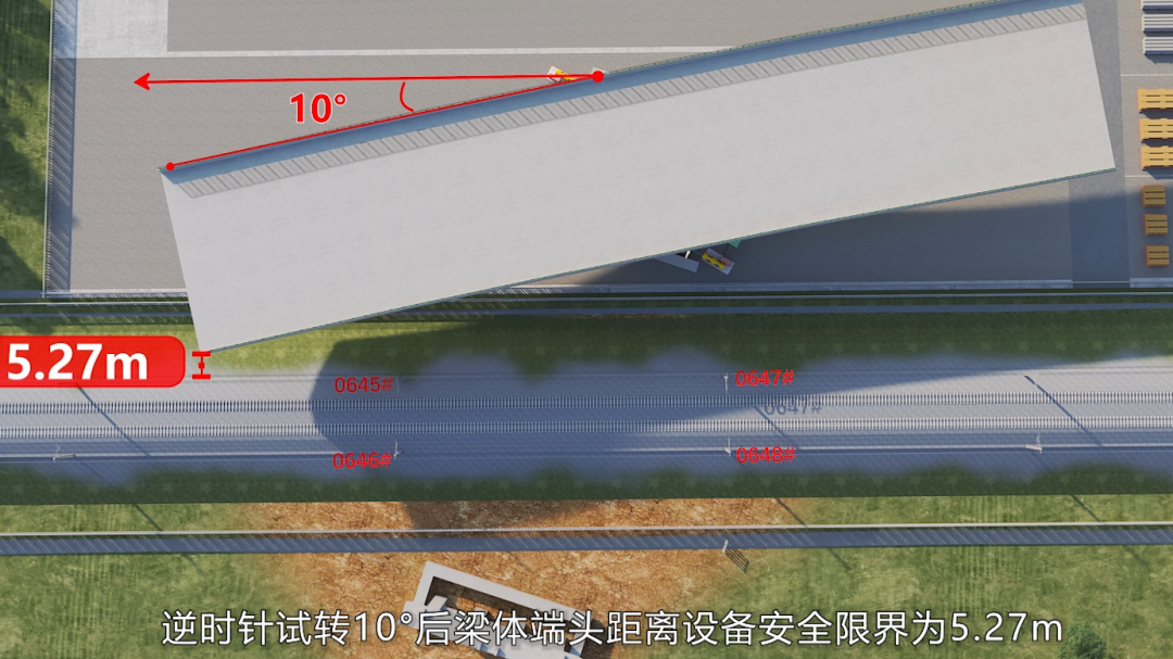 万吨巨桥“华丽转身”!济微高速北段工程上跨瓦日铁路转体桥顺利转体