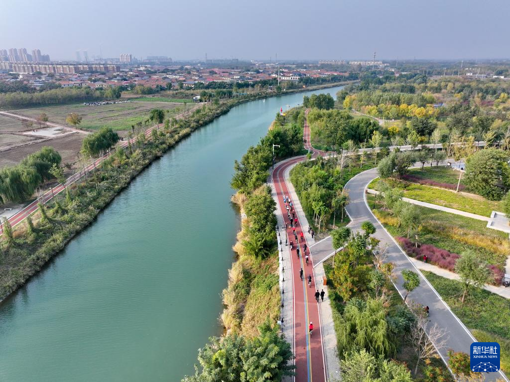 河北沧州:大运河堤顶路铺就美好生活新图景