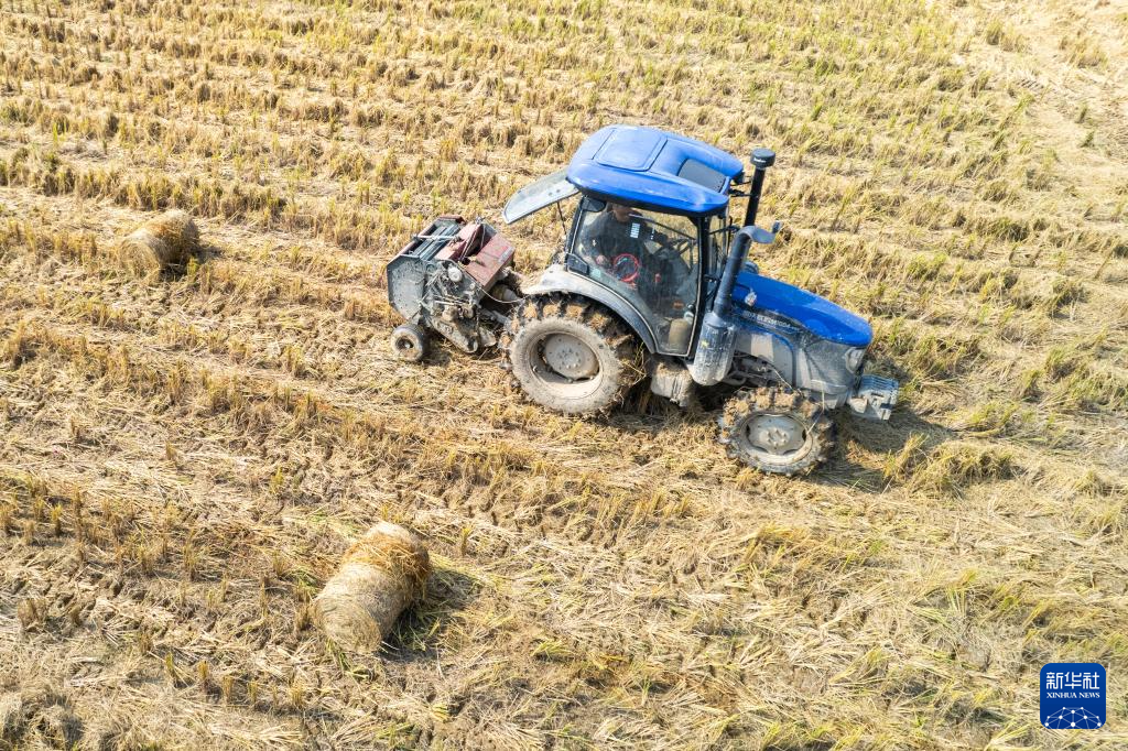 湖南长沙：变废为宝 推进秸秆回收利用