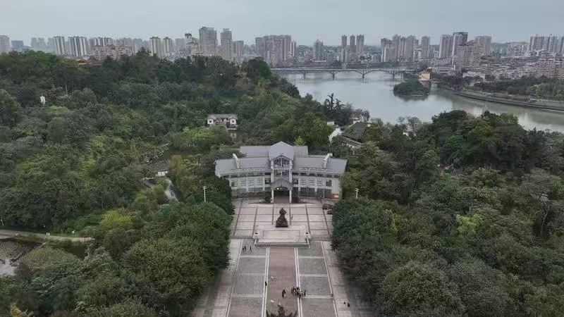 张大千后人回内江寻根，情系故土传承文化根脉！