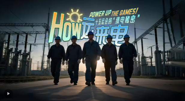 100%绿电，万无一失守护全运“每一束光”