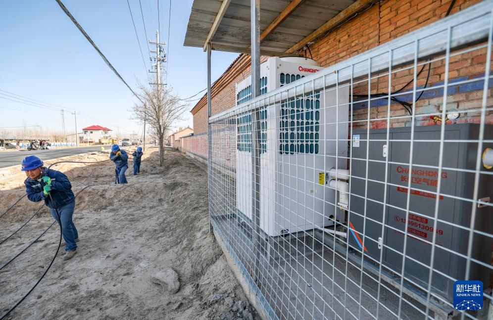 宁夏同心：清洁供暖 温暖过冬