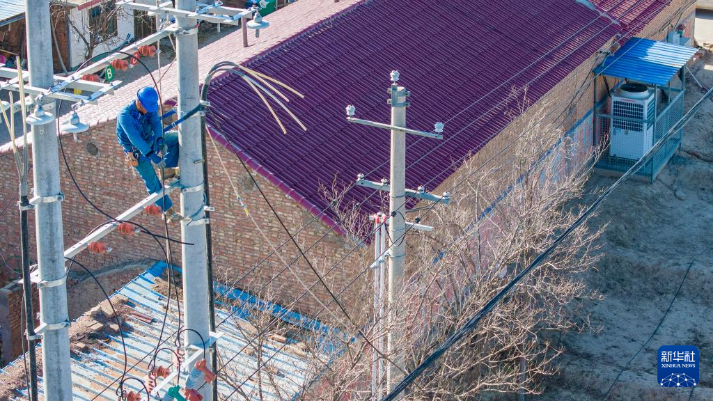 宁夏同心：清洁供暖 温暖过冬