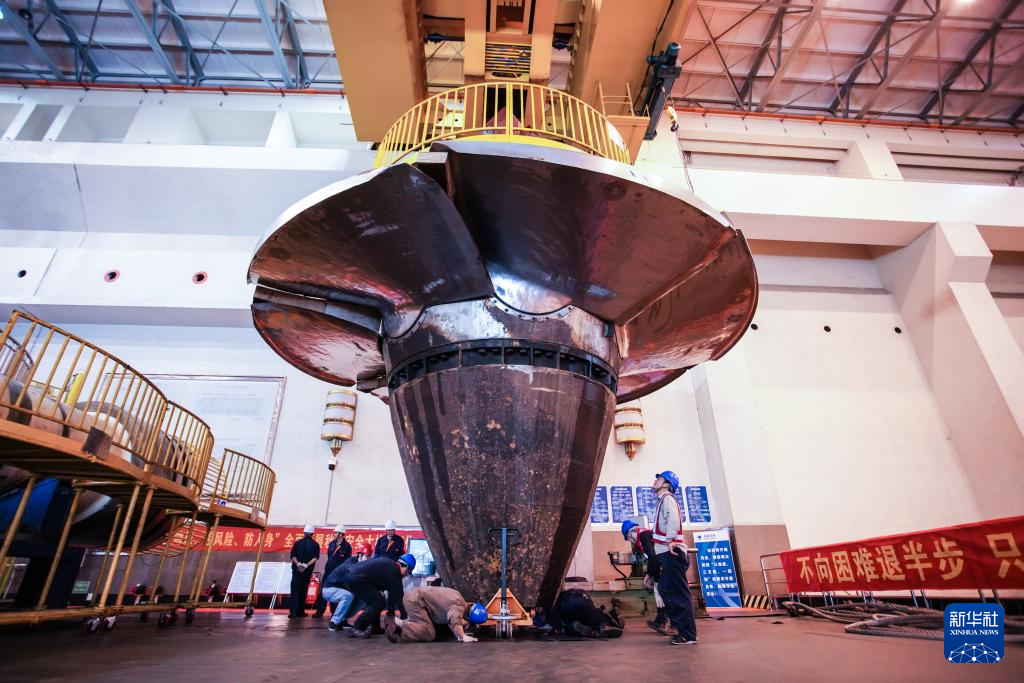 福建水口水电站5号机组大修