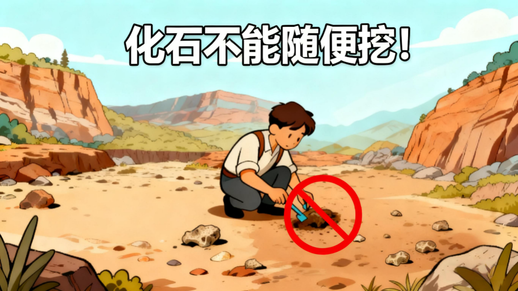 古生物的科学解码之旅 | 石头里的“时光密码”：古生物化石为何不能私挖？