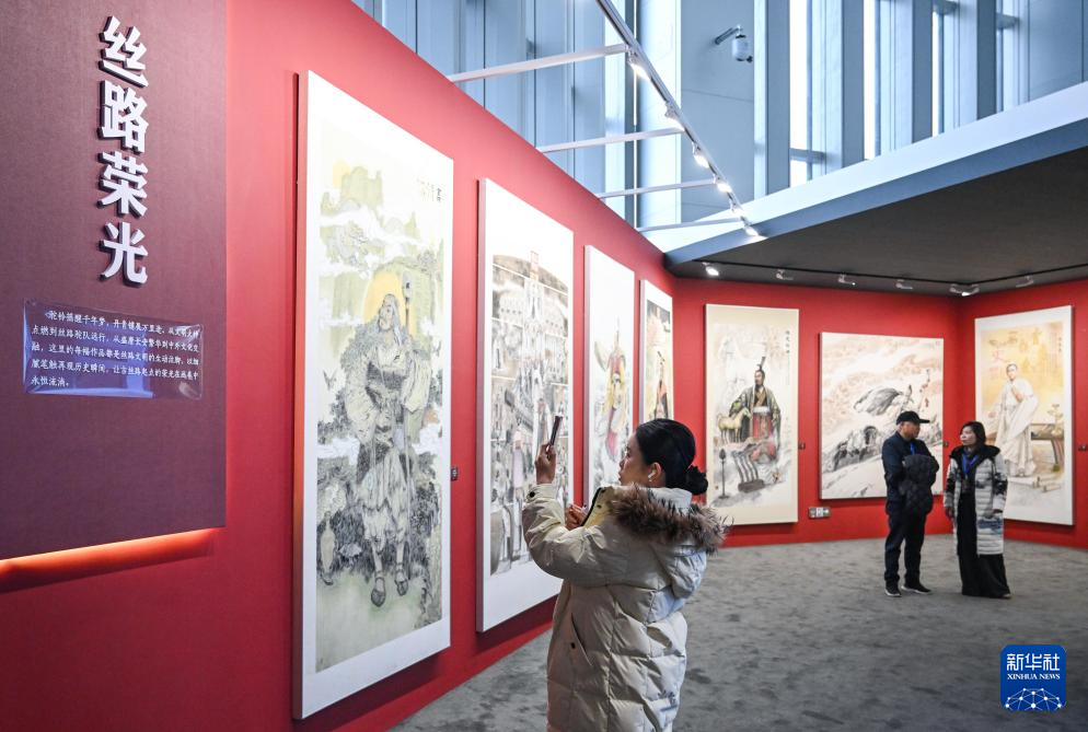 “丝路文脉·长安新篇”西安美术精品晋京展在京开幕