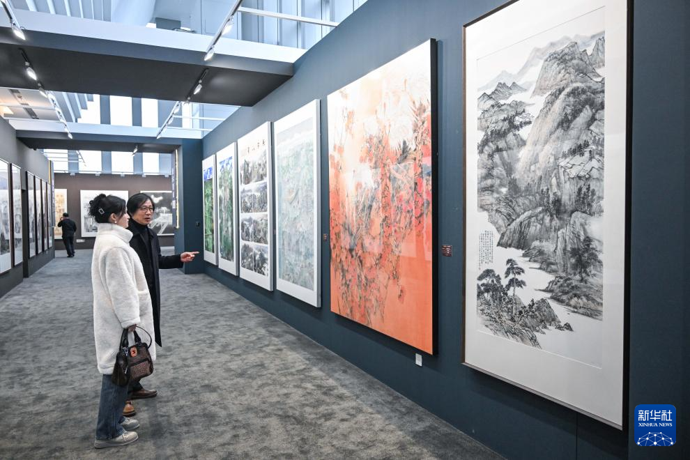 “丝路文脉·长安新篇”西安美术精品晋京展在京开幕