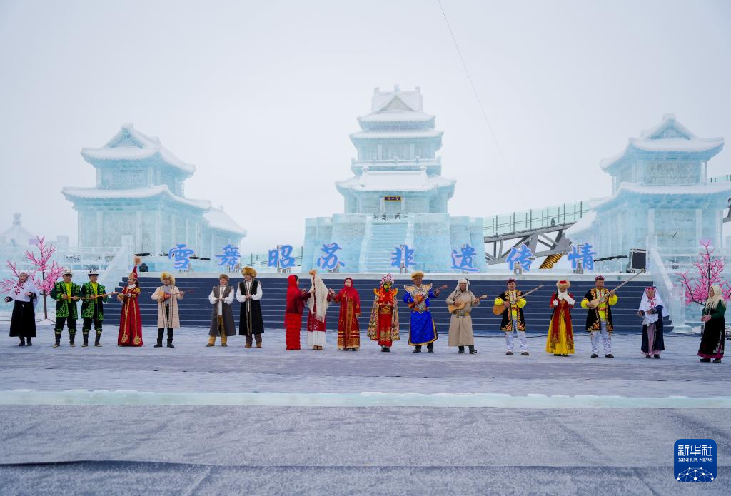 新疆昭苏:非遗展演迎新年