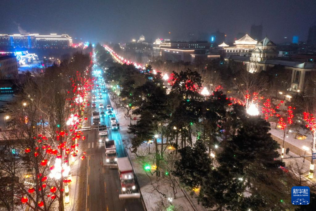 长春:积极应对降雪降温