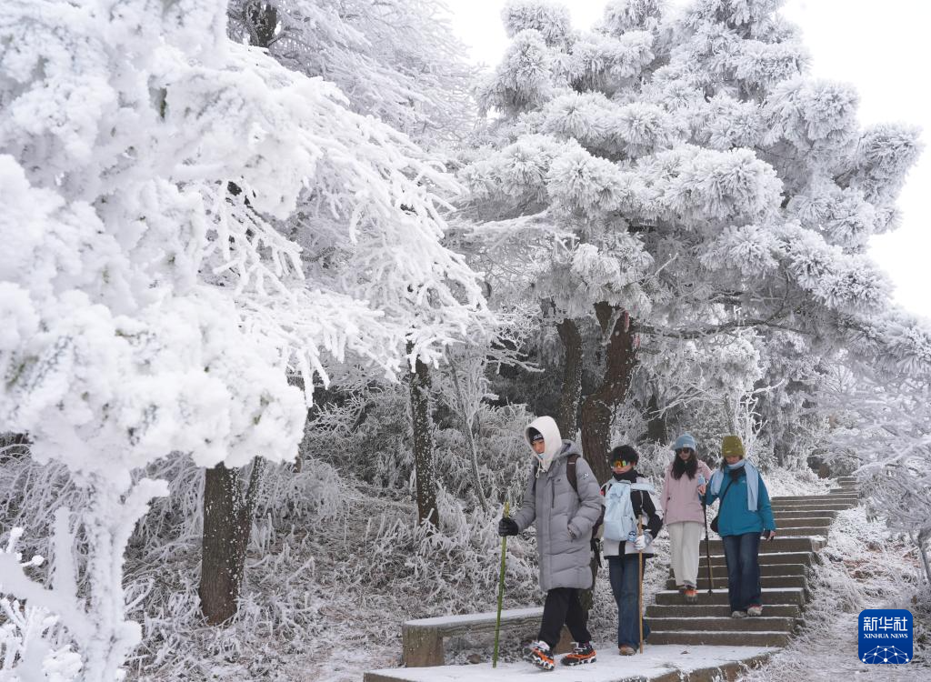 冰雪南岳美景如画